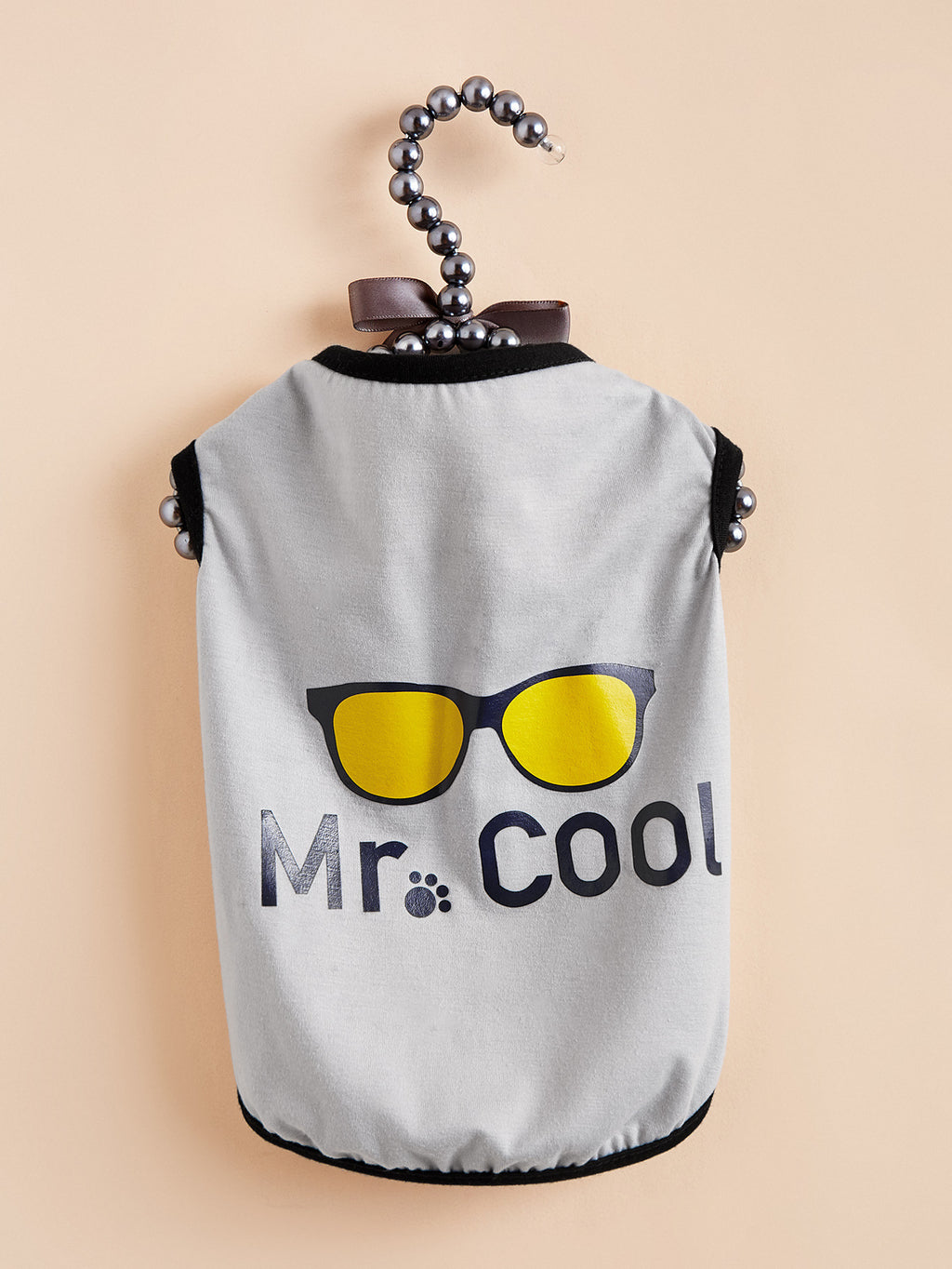New Dog Clothing Clothing Pet Clothes Spring And Summer Vest Glasses Thin Section T-Shirt French Bucket Teddy Supplies