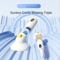 Pet Vacuum Cleaner Multi-Function Grooming Brush and Blower for Cat Hair Removal, Pet Hair Suction and Trimmer, Portable Car Vacuum