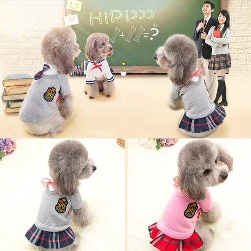 Couple Pet Dog Clothes Pet Uniform Clothing for Small Medium Dogs Costume Chihuahua Puppy Pet Shirt Clothes for Dogs Ropa Perro